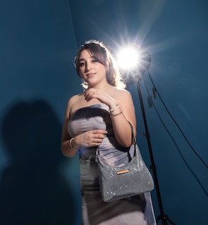 Foto 5 | Foto 5 | Bolsa Hobo Marca Nicole Lee Celestia De Fiesta Charcoal