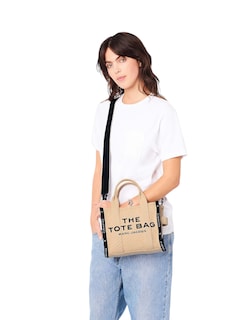 Foto 5 | Foto 5 | Bolso The Tote Bag Jacquard Small Beige