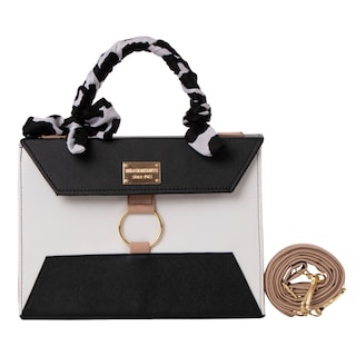 Foto 1 | Foto 1 | Bolsa Fana Minerva Color Blanco/negro Premium