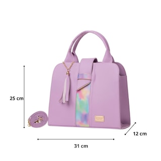 Foto 3 | Foto 3 | Bolsa Fana Malu Color Lila Reforzada