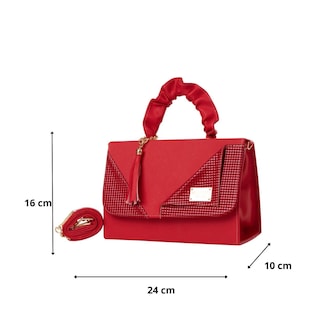 Foto 3 | Foto 3 | Bolsa Fana Mirta Roja Interior de Tela