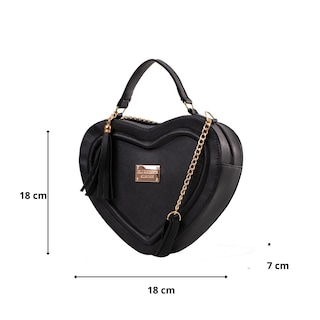 Foto 3 | Foto 3 | Bolsa Fana Corazon Color Negro Espectacular