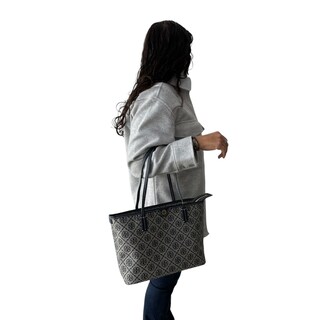 Foto 6 | Foto 6 | Bolsa Estilo Tote Monogram Tory Burch Gris