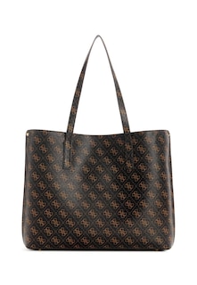 Foto 3 | Foto 3 | Bolso de Mano Guess Meridian Girlfriend Tote Brown Logo - Venta Internacional