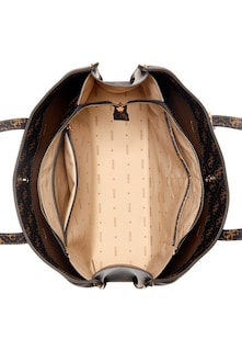 Foto 4 | Foto 4 | Bolso de Mano Guess Meridian Girlfriend Tote Brown Logo - Venta Internacional