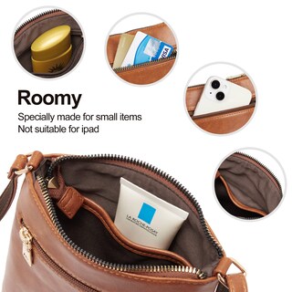 Foto 4 | Foto 4 | Monederos Tipo Bandolera Cluci Small Para Mujer, Piel, Color Negro - Venta Internacional.