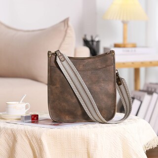Foto 7 | Foto 7 | Bandolera Cluci Trendy De Piel Vegana Con Dos Correas - Venta Internacional.