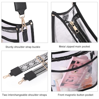 Foto 4 | Foto 4 | Bolso Cluci Transparente Para Estadios, Eventos, Bandolera Impermeable - Venta Internacional.