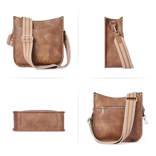 Foto 6 | Foto 6 | Bandolera Cluci De Piel Vegana Moderna Con Dos Correas Para Mujer - Venta Internacional.