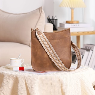 Foto 7 | Foto 7 | Bandolera Cluci De Piel Vegana Moderna Con Dos Correas Para Mujer - Venta Internacional.