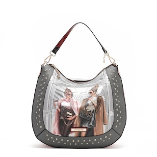Foto 1 | Foto 1 | Bolsa Hobo Nicole Lee Print Ladies Night Aplicaciones Fw24