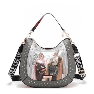 Foto 3 | Foto 3 | Bolsa Hobo Nicole Lee Print Ladies Night Aplicaciones Fw24