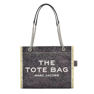 Foto 1 | Foto 1 | Bolso The Marc Jacobs Denim Chain Tote Medium Black