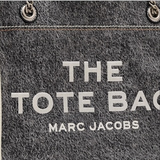 Foto 3 | Foto 3 | Bolso The Marc Jacobs Denim Chain Tote Medium Black