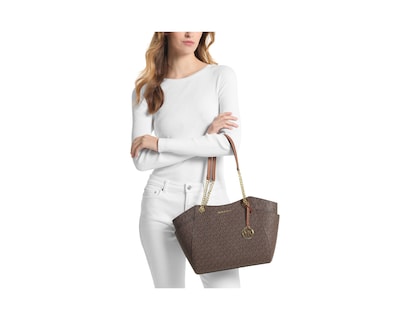 Foto 3 | Foto 3 | Bolsa Michael Kors Jet Set Logo Shoulder 35s4gtvt3b Café