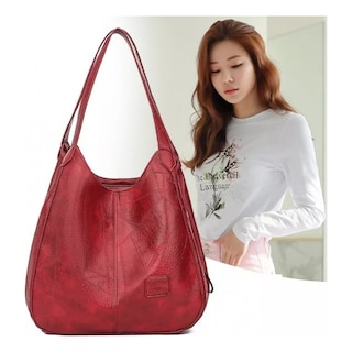 Foto 2 | Foto 2 | Bolso Vintage De Piel Para Mujer Con Gran Capacidad Y Diseño De Lujo - Venta Internacional.