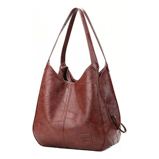 Foto 3 | Foto 3 | Bolso Vintage De Piel Para Mujer Con Gran Capacidad Y Diseño De Lujo - Venta Internacional.