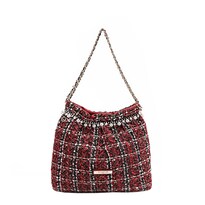 Bolsa Shoulder De Nicole Lee Tela Tweed