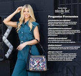 Bolsa Hobo De Nicole Lee Estampado Family Year