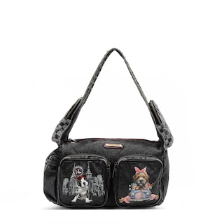 Foto 1 | Foto 1 | Bolsa Shoulder Nicole Lee Mezclilla Print Family Year