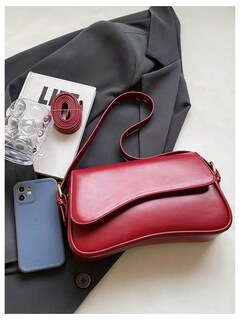 Foto 4 | Foto 4 | Bandolera De Mano, Monederos De Piel Para Mujer, Color Rojo - Venta Internacional.