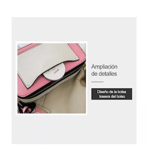 Foto 2 | Foto 2 | Bolsa Bandolera Elegante Para Mujer Rosa