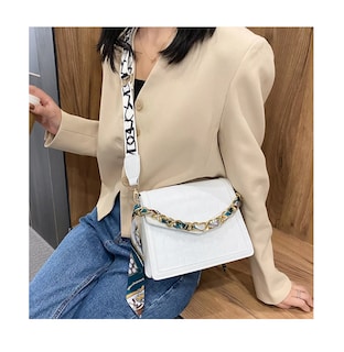 Foto 4 | Foto 4 | Bolsa Bandolera Minimalista Para Mujer Blanca