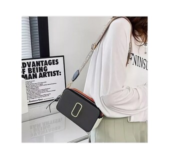 Foto 5 | Foto 5 | Bolsa Bandolera Minimalista Para Mujer Negra