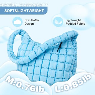 Foto 5 | Foto 5 | Bolsa Acolchada Uixizq Nailon Azul para Mujer - Venta Internacional