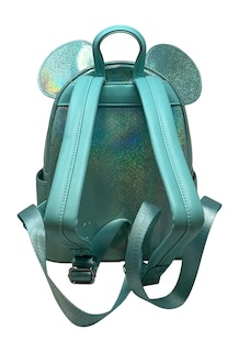 Foto 5 | Foto 5 | Bandolera Loungefly Disney Minnie Mouse Glitter Blue - Venta Internacional.