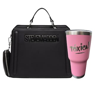 Foto 1 | Foto 1 | Bolsa Steve Madden Bevelyn Black + Termo Toxica