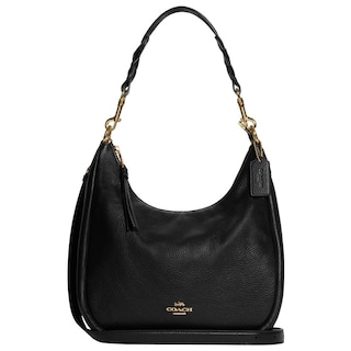 Foto 1 | Foto 1 | Bolsa Bandolera Coach Jules Hobo de Piel Negra para Mujer - Venta Internacional