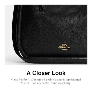 Foto 4 | Foto 4 | Bolsa Bandolera Coach Jules Hobo de Piel Negra para Mujer - Venta Internacional