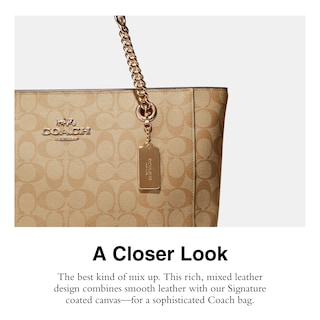 Foto 4 | Foto 4 | Bolso De Mano Coach Cammie Chain, Color Caqui Claro, Tiza Para Mujer - Venta Internacional.
