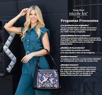 Foto 4 | Foto 4 | Bolsa Hobo Nicole Lee con Cinturón de Hebilla Metálica