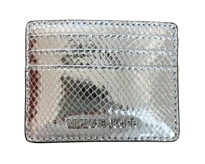 Foto 5 | Foto 5 | Bolsa Michael Kors Medium Pouch And Card Case Gift Set 35f4sgzd6m Color Plateado