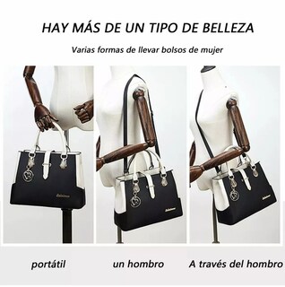 Foto 3 | Foto 3 | Xtellar Bolsos De Mujer Bolsos Bandolera Bolsos De Hombro Color Negro