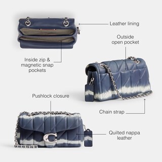 Foto 3 | Foto 3 | Bolso De Hombro Coach Tabby 20 Midnight Navy Multicolor - Venta Internacional.