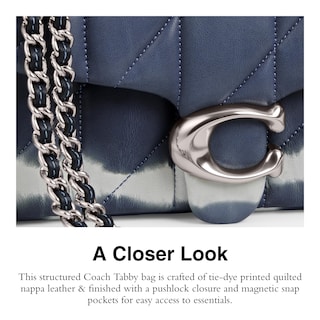 Foto 4 | Foto 4 | Bolso De Hombro Coach Tabby 20 Midnight Navy Multicolor - Venta Internacional.