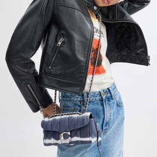 Foto 5 | Foto 5 | Bolso De Hombro Coach Tabby 20 Midnight Navy Multicolor - Venta Internacional.