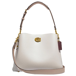 Foto 1 | Foto 1 | Bolso De Hombro Coach Leather Willow Chalk Para Mujer - Venta Internacional.