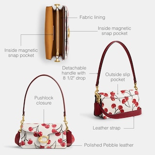 Foto 3 | Foto 3 | Bolso De Hombro Coach Tabby 20 Chalk De Piel Granulada Multipulida - Venta Internacional.