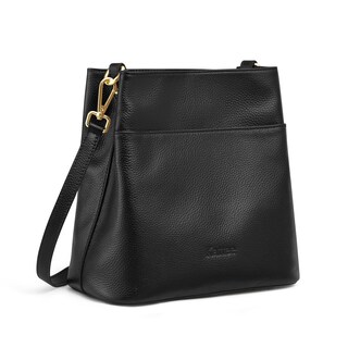 Foto 1 | Foto 1 | Bolso De Hombro Kattee De Piel Con Forma De Cubo Negro Para Mujer - Venta Internacional.