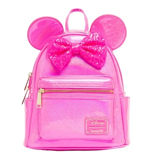 Foto 1 | Foto 1 | Bandolera Loungefly Disney Minnie Mouse Con Purpurina Rosa - Venta Internacional.