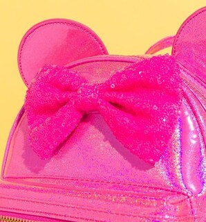 Foto 2 | Foto 2 | Bandolera Loungefly Disney Minnie Mouse Con Purpurina Rosa - Venta Internacional.
