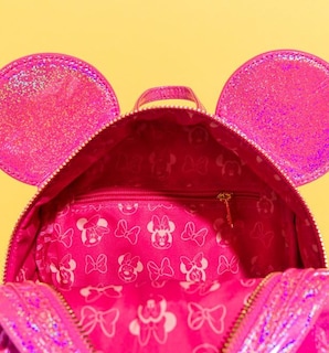 Foto 4 | Foto 4 | Bandolera Loungefly Disney Minnie Mouse Con Purpurina Rosa - Venta Internacional.