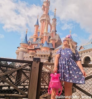 Foto 6 | Foto 6 | Bandolera Loungefly Disney Minnie Mouse Con Purpurina Rosa - Venta Internacional.