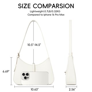 Foto 3 | Foto 3 | Bandolera Cluci Para Mujer De Piel Vegana Blanca - Venta Internacional.