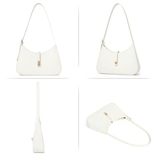 Foto 6 | Foto 6 | Bandolera Cluci Para Mujer De Piel Vegana Blanca - Venta Internacional.