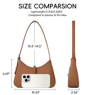 Foto 3 | Foto 3 | Bandolera Cluci Para Mujer De Piel Vegana Marrón - Venta Internacional.